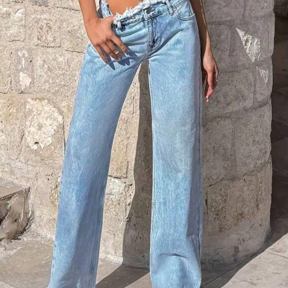 Frayed Jeans 6 Long - Picture 3 of 3